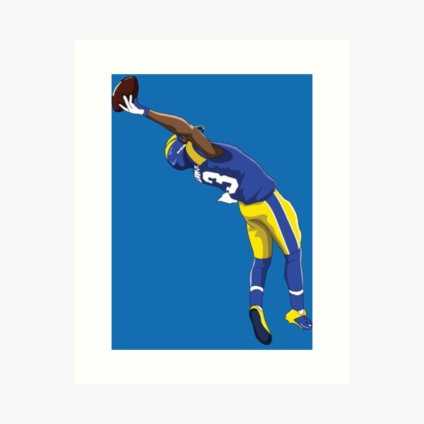 Odell Beckham Jr Poster Los Angeles Rams Wall Art Printable 