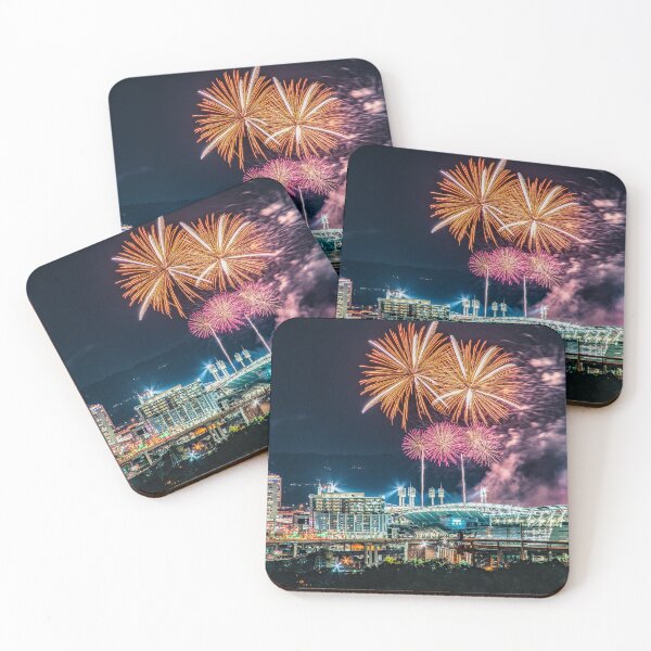 Item preview, 2021 WEBN Fireworks Cincinnati Ohio Skyline With Paul Brown Stadium designed and sold by DaveFilm.