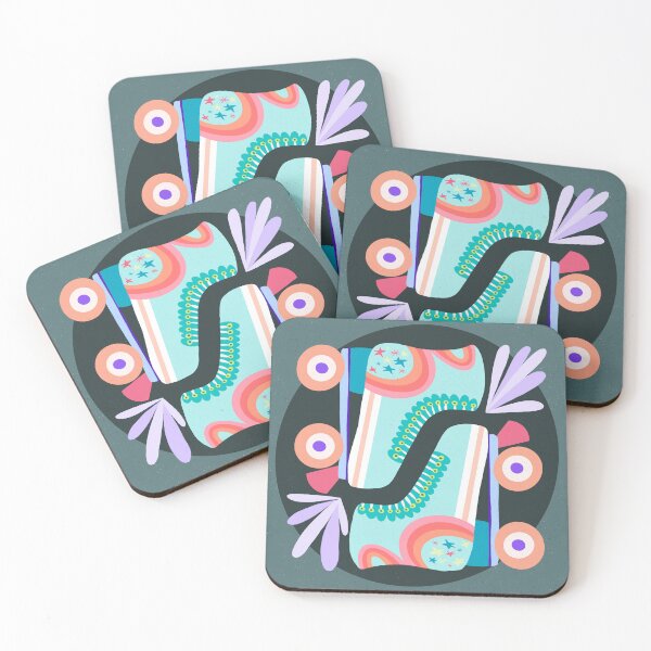 Item preview, Roller Skates - Teal & Gray designed and sold by AnArielleShop.