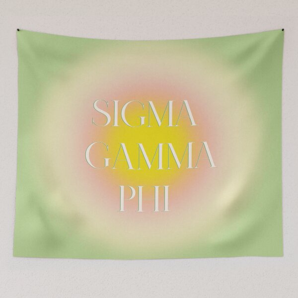Item preview, Sigma Gamma Phi, SGPhi, Thusa, Arethusa, Green gradient, Fredonia, Oneonta, oney, Potsdam, Sorority, College, tapestry  designed and sold by briellescozz.