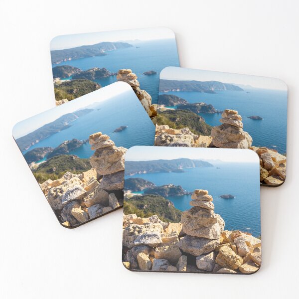 Item preview, THE VIEW FROM ANGELOKASTRO FORTRESS CORFU GREECE designed and sold by nickbrayimages.