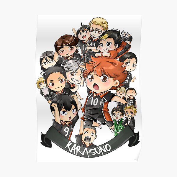 Team Karasuno Poster