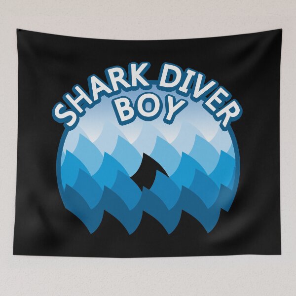Item preview, Shark diver boy designed and sold by TMBTM.
