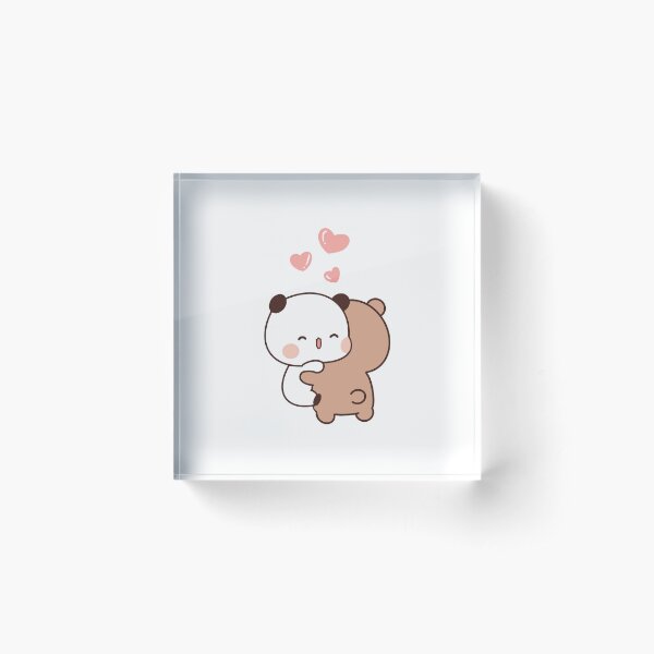 ⭐PANDA BEAR HUG Acrylic Block