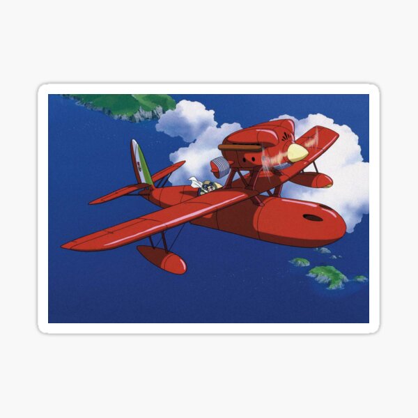 L'avion de Porco Rosso Sticker
