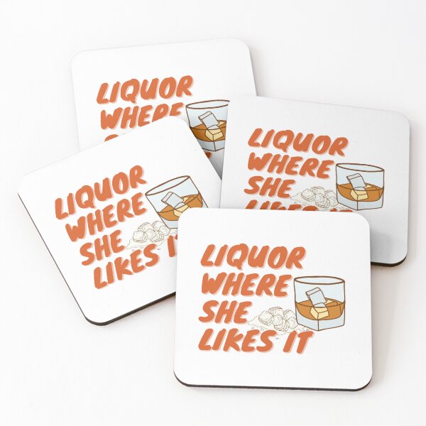 Item preview, Liquor Where She Likes It - Bad Boy Quotes - Funny Liquor Where She Likes It designed and sold by Avani01.