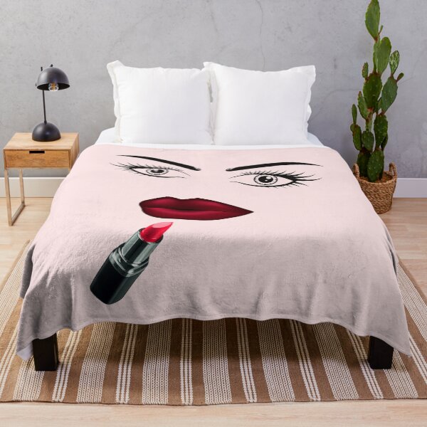 Item preview, Beautiful girl's face with red lips designed and sold by Happy-Child.