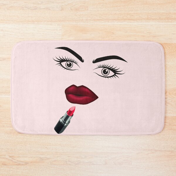 Item preview, Beautiful girl's face with red lips designed and sold by Happy-Child.