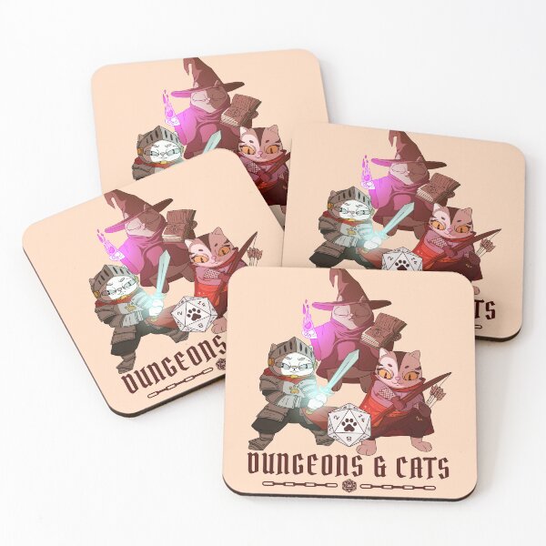 Item preview, Dungeons and Cats: for dnd cat lovers! designed and sold by DungeonAtelier.