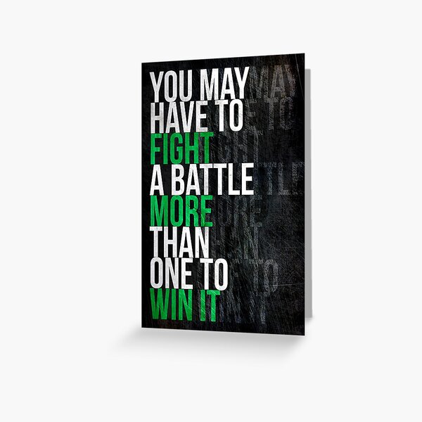Tarjetas de felicitación «Es posible que tengas que pelear una batalla en más de una para ganarla Citas motivacionales e inspiradoras» de PauLeeArt | Redbubble Tarjetas de felicitación «Es posible que tengas que pelear una batalla en más de una para ganarla Citas motivacionales e inspiradoras» de PauLeeArt | Redbubble