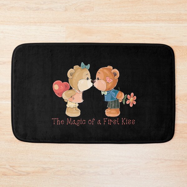 Item preview, The Magic of a First Kiss! (on Black) designed and sold by PawsitiveMum.