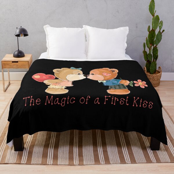 Item preview, The Magic of a First Kiss! (on Black) designed and sold by PawsitiveMum.