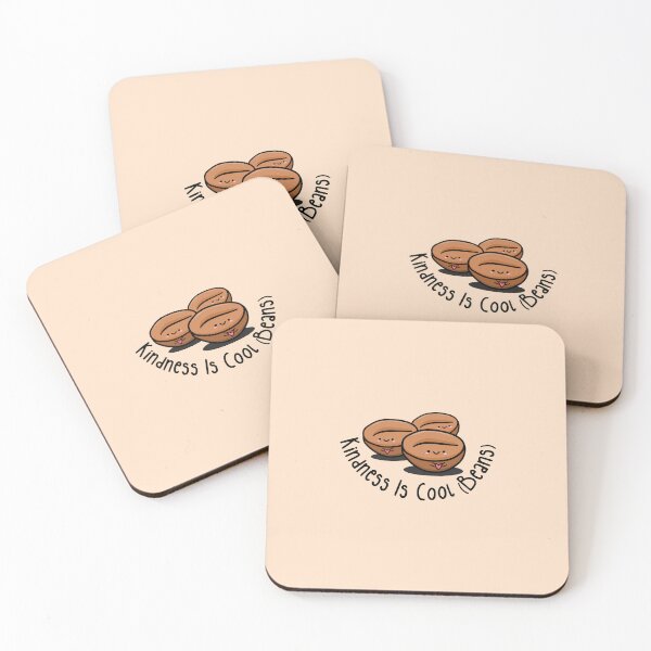 Item preview, kindness is cool beans designed and sold by Maple Design Studio.
