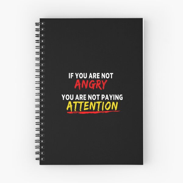 Item preview, feminist If You Are Not Angry You Are Not Paying Attention feminism gift for her Funny sarcastic Rude Offensive saying, designed and sold by joygift369.