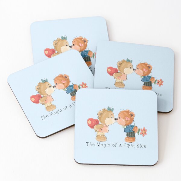 Item preview, The Magic of a First Kiss! (on Blue) designed and sold by PawsitiveMum.