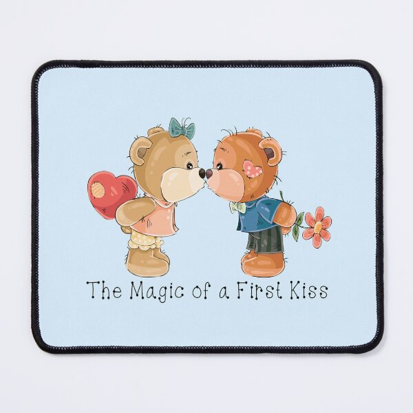 Item preview, The Magic of a First Kiss! (on Blue) designed and sold by PawsitiveMum.