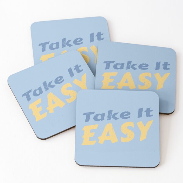 Item preview, Take It Easy Chill Quote Peace Summer Surfing Vacation Sayings designed and sold by sillyquestions.
