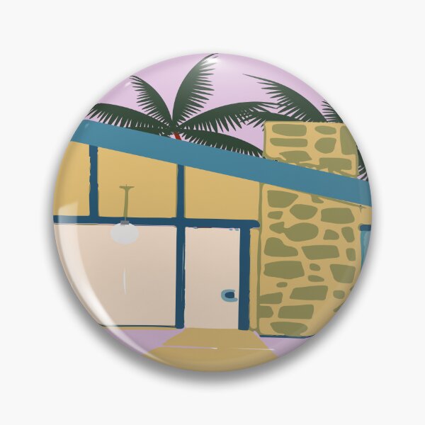 Item preview, Palm Springs MCM Home with a Pink Door designed and sold by LisWilliams.