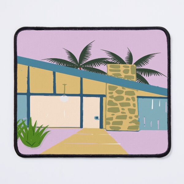 Item preview, Palm Springs MCM Home with a Pink Door designed and sold by LisWilliams.