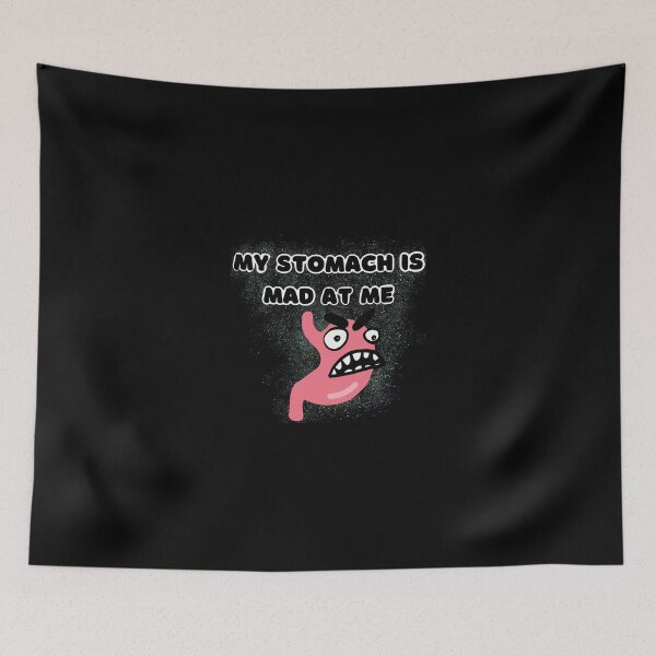 Item preview, My Stomach is Mad at Me designed and sold by wildjellybeans.