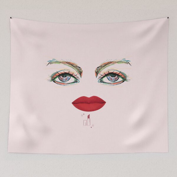 Item preview, pretty girl face designed and sold by Happy-Child.