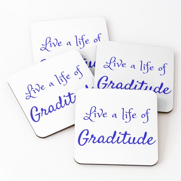 Item preview, Lie a life of graditude, inspirational saying designed and sold by Shining Star Merch.