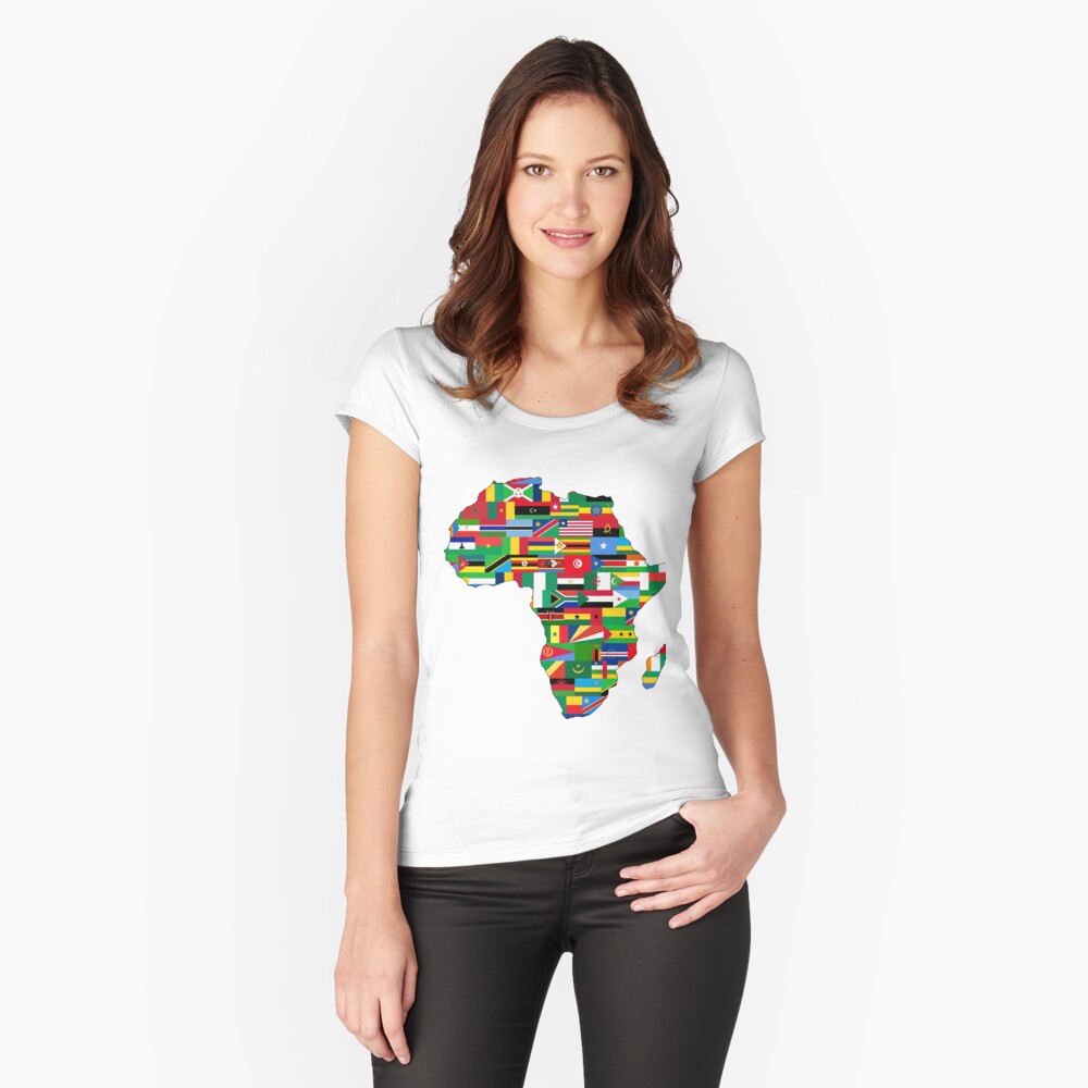 Item preview, Fitted Scoop T-Shirt designed and sold by pereirashop.