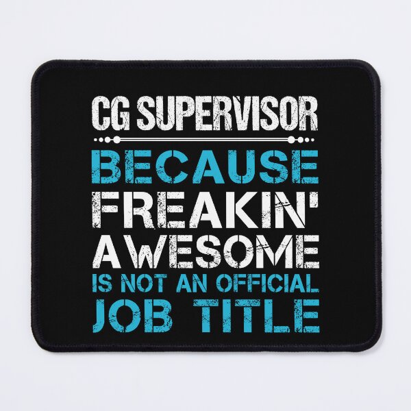 Item preview, Cg Supervisor T Shirt - Freaking Awesome Job Gift Item Tee designed and sold by oetate4774.