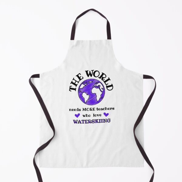 Item preview, The world needs more teachers who love waterskiing designed and sold by TheGreenGoat.