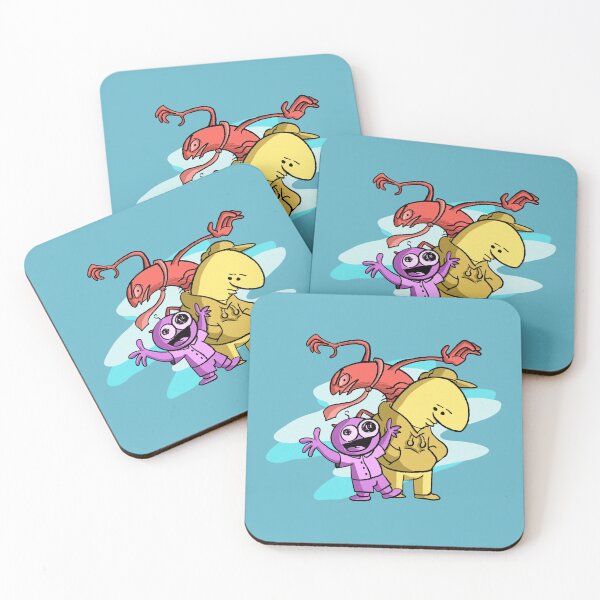 Item preview, SMILING FRIENDS - Pim, Alan, Glep, Grim (author's art) designed and sold by mrGoodwin90.