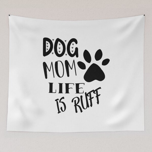 Item preview, Dog Mum Ruff designed and sold by printhappy4you.