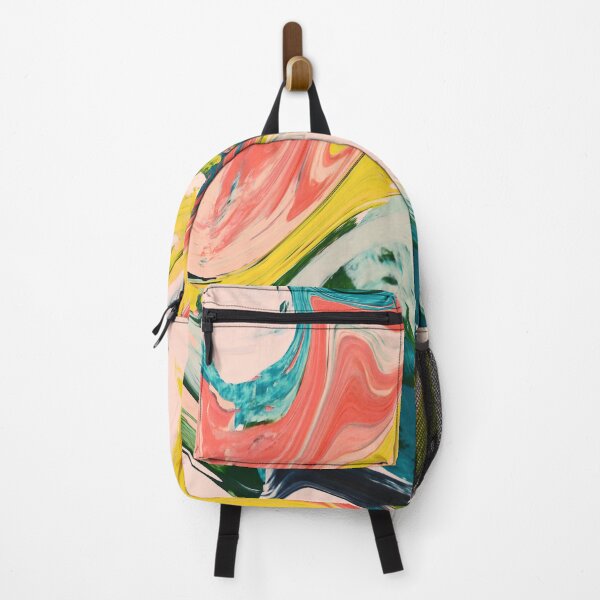 Item preview, Revival: A vintage inspired abstract art print in neon yellow, pink, and blue by Alyssa Hamilton Art designed and sold by Alyssa Hamilton Art.