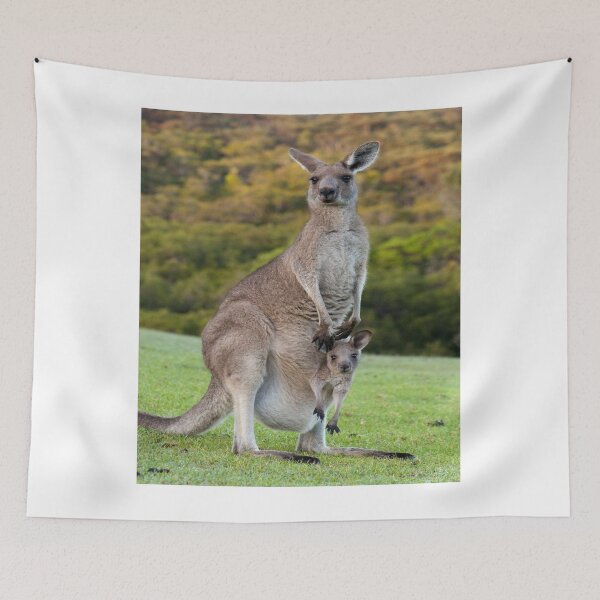 Item preview,  Mother Kangaroo and her baby . designed and sold by Link2Link.
