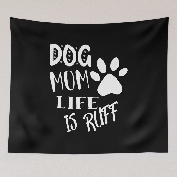 Item preview, Dog Mum Ruff designed and sold by printhappy4you.