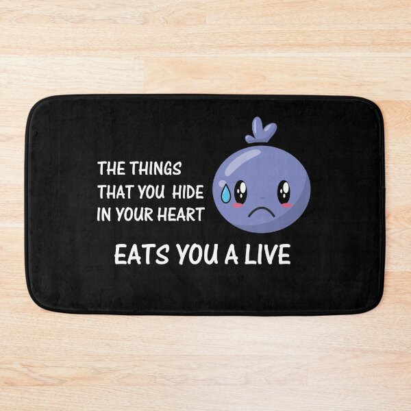 Item preview, the things that you hide in your heart eats you alive - sad feelings designed and sold by RAKANSHIRTS.