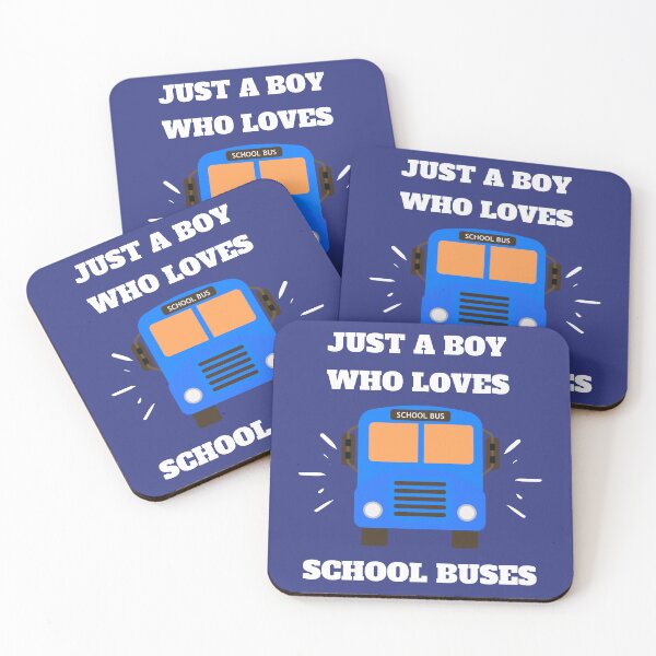 Item preview,  JUST A BOY WHO LOVES SCHOOL BUSES designed and sold by Innovational.