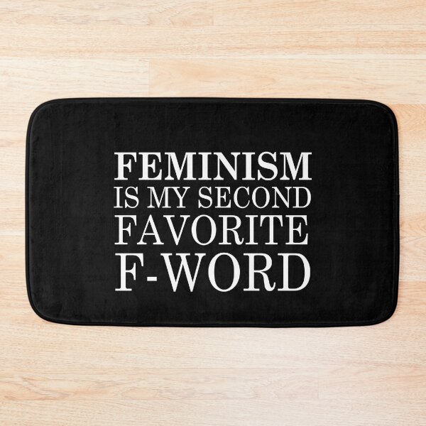 Item preview, feminist  My Second Favorite F-Word feminism gift for her Funny sarcastic Rude Offensive saying, designed and sold by joygift369.