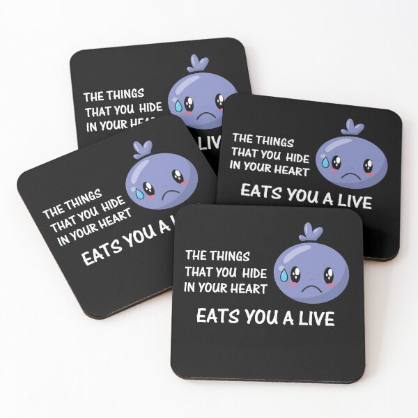 Item preview, the things that you hide in your heart eats you alive - sad feelings designed and sold by RAKANSHIRTS.