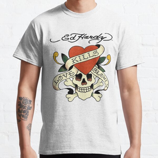 Ed hardy clearance t shirt mens