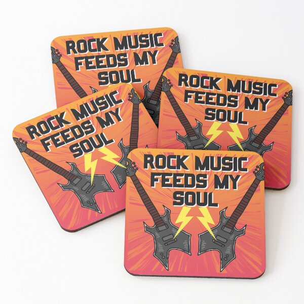 Item preview, Rock Music Feeds My Soul - Music Feeds My Soul For Music Lovers designed and sold by Back To The 80s.