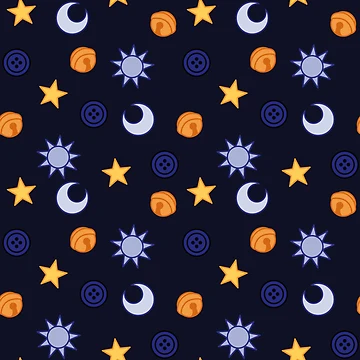 Artwork thumbnail, Moon Pattern by Raspiberry