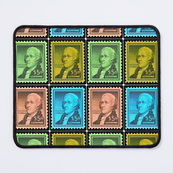Item preview, Alexander Hamilton Stamp Warhol Style designed and sold by BetelgeuseX3.