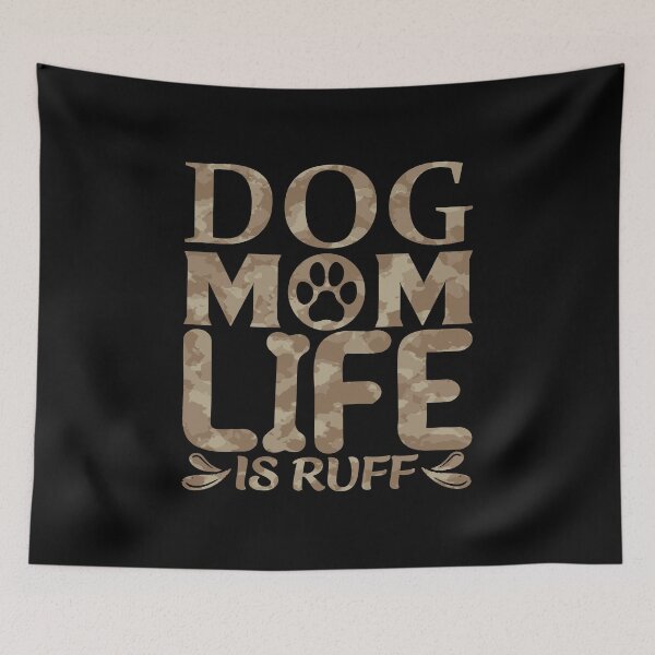 Item preview, Dog Mum Ruff designed and sold by printhappy4you.