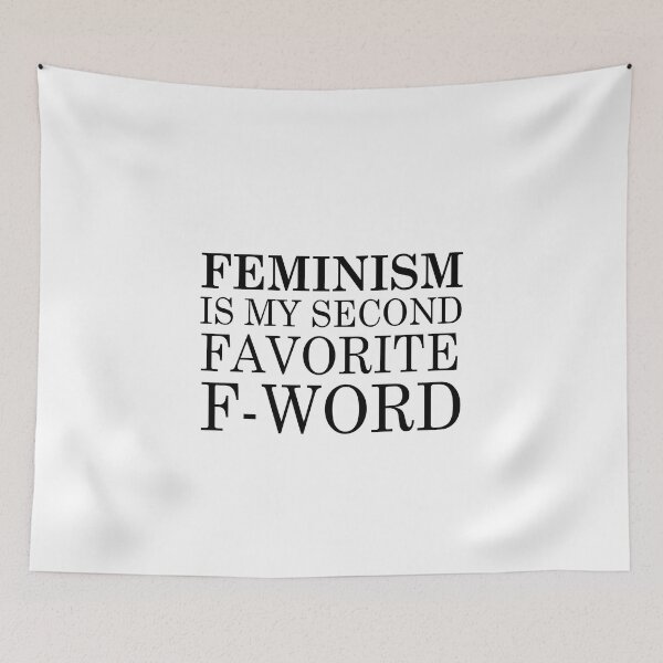 Item preview, feminist  My Second Favorite F-Word feminism gift for her Funny sarcastic Rude Offensive saying, designed and sold by joygift369.