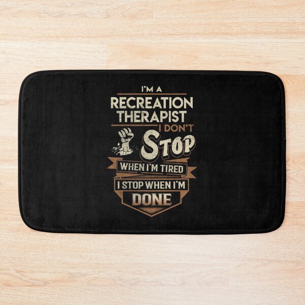 Item preview, Recreation Therapist T Shirt - I Stop When Done Job Gift Item Tee designed and sold by paneczkopat.