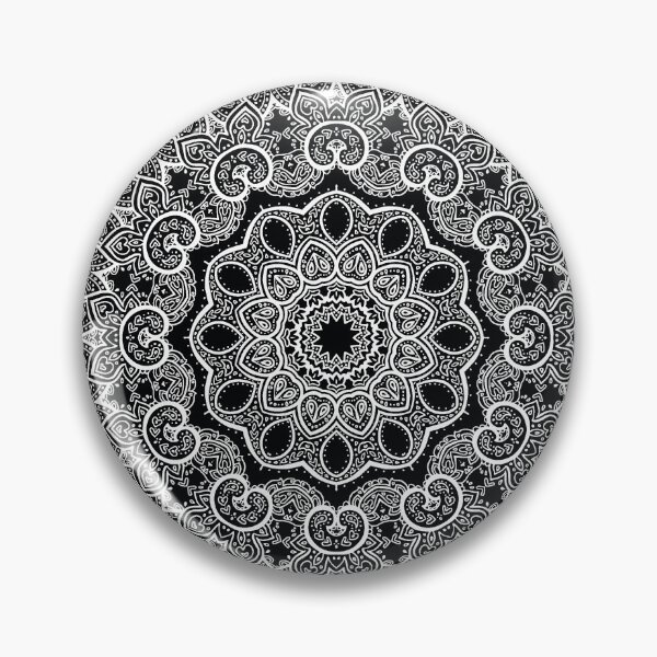 Artikelvorschau, Balance-Mandala schwarz und weiß entworfen und verkauft von Shop-Factor-X.