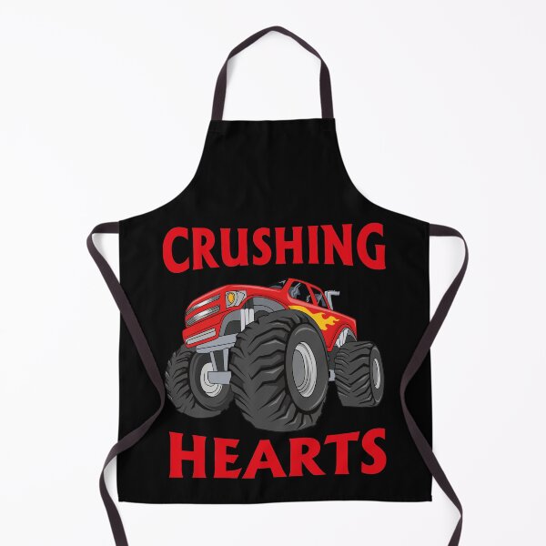 Item preview, Valentines Day Boy Crushing Heart Monster Truck designed and sold by Tatus Brinal.