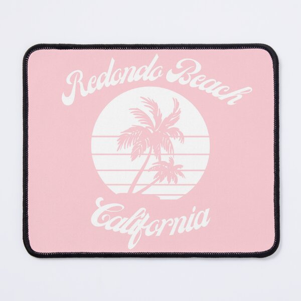 Item preview, Redondo Beach California (White + Light Pink) designed and sold by Just-Basic.