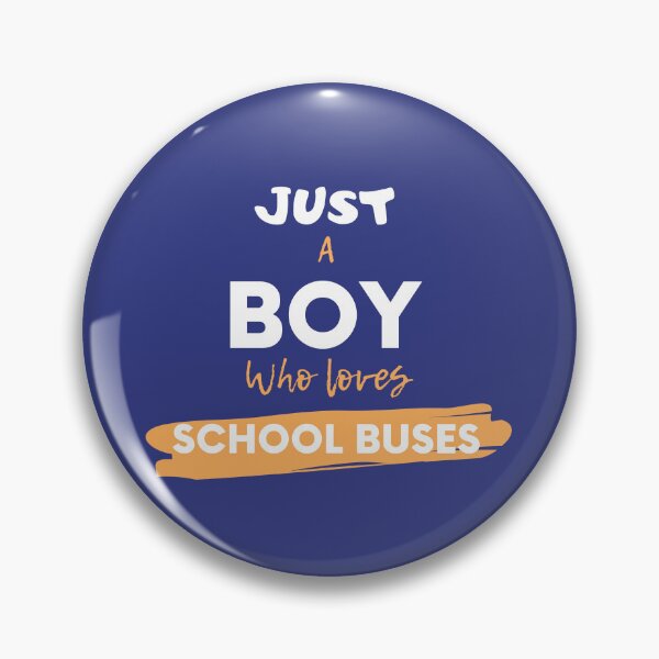 Item preview,  JUST A BOY WHO LOVES SCHOOL BUSES designed and sold by Innovational.
