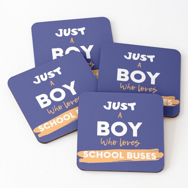 Item preview,  JUST A BOY WHO LOVES SCHOOL BUSES designed and sold by Innovational.